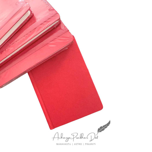 Red Diary- For To Do List/ Fire Element/North Direction